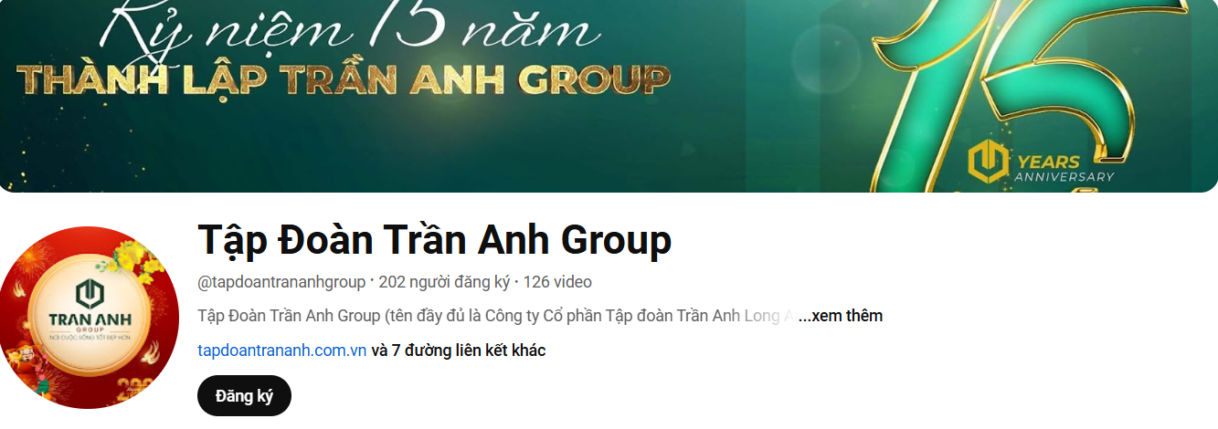 Kênh Youtube Trần Anh Group